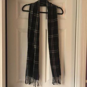 Black & Pink Plaid Scarf